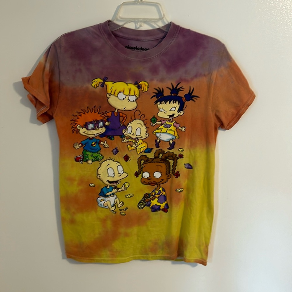 Unisex Rug Rats tie dye t-shirt Size S 100% cotton